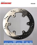BRAKING HONDA SWT 600 YUVARLAK ÖN FREN DİSKİ