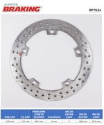 BRAKING HONDA VFR 1200 F / X CROSSTOURER YUVARLAK ARKA FREN DİSKİ