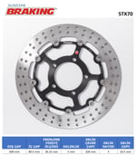 BRAKING KAWASAKI YUVARLAK ÖN FREN DİSKİ