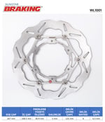 BRAKING KTM ADVENTURE 1050-1090-1190-1290 DALGALI ARKA FREN PERFORMANS DİSKİ