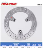 BRAKING SUZUKI BURGMAN 200 YUVARLAK ÖN VE ARKA FREN DİSKİ