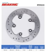 BRAKING SUZUKI BURGMAN 400 YUVARLAK ARKA FREN DİSKİ