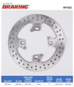 BRAKING TRIUMPH YUVARLAK ARKA FREN DİSKİ