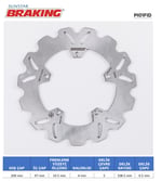 BRAKING VESPA LX / ET / PX DALGALI ÖN FREN DİSKİ