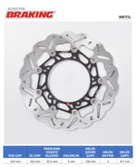 BRAKING YAMAHA R6 / FZ8 / XTZ 1200 DALGALI ÖN PERFORMANS FREN DİSKİ (SOL)