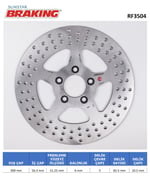 BRAKING YUVARLAK ARKA FREN DİSKİ
