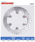 BRAKING YUVARLAK ÖN FREN DİSKİ