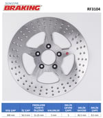 BRAKING YUVARLAK ÖN FREN DİSKİ