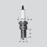 CHAMPION STANDART BUJİ CHAMPION ( NGK=DPR7EA-9)