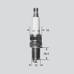 CHAMPION STANDART BUJİ CHAMPION ( NGK=LKAR8A-9)