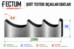 FECTUM PARS GENEL KULLANIM ŞERİT TESTERE PS 20x0,9x2360