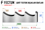 FECTUM PARS GENEL KULLANIM ŞERİT TESTERE PS 27x0,9x3960 5/8