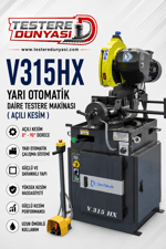 İLERİ TEKNİK 315HX YARI OTOMATİK DAİRE TESTERE MAKİNASI