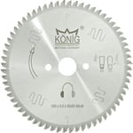 König Sessiz Elmas Daire Testere Bıçağı 230X3,2X30X72Z