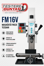 OZCO FM16V MASAÜSTÜ FREZE TEZGAHI