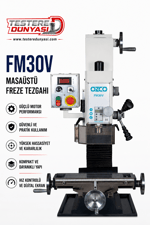 OZCO FM30V MASA ÜSTÜ FREZE TEZGAHI