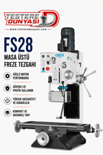 OZCO FS28 MASA ÜSTÜ FREZE TEZGAHI