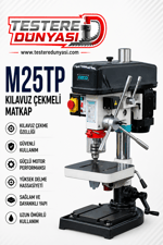 OZCO M25TP KILAVIZ ÇEKMELİ MATKAP TEZGAHI