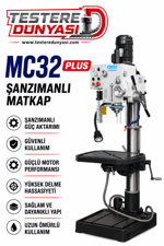 OZCO MC32 PLUS ŞANZIMANLI MATKAP TEZGAHI