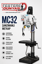 OZCO MC32 ŞANZIMANLI MATKAP TEZGAHI