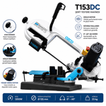 OZCO T153Dc 1750W 230V Manuel Çapaksız Şerit Testere Makinası