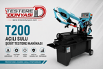 OZCO T200 AÇILI SULU ŞERİT TESTERE MAKİNASI