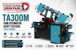 OZCO TA300M TAM OTOMATİK ŞERİT TESTERE ( AÇILI KESİM )