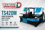 TS420M Yarı Otomatik Şerit Testere (Açılı Kesim)