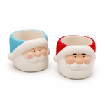 1074 - Silikon Kalıp Mum Kalıbı - Saksı Noel Baba