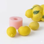 1185 - Silikon Kalıp Mum Kalıbı - Limon Büyük Boy