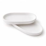 1291 - Silikon Kalıp Mum Kalıbı - Kayık Tabak