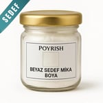 Beyaz Sedef Mika Boya 10 Gr.