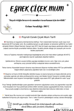 Çiçek Mum Hammaddesi 250 Gr. | Esnek Elle Şekillendirilebilen Mum