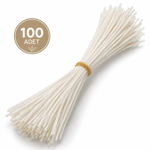 Çıtçıtsız Mum Fitili 16 Numara 100 Adet (25 cm)