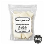 Esnek Çiçek Mum Hammaddesi 25 Kg. | Elle Şekillendirilebilen Mum