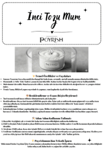İnci Tozu Mum (Beyaz) 1 Kg - Toz Mum
