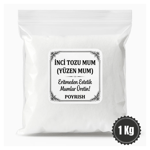 İnci Tozu Mum (Beyaz) 1 Kg - Toz Mum