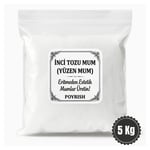 İnci Tozu Mum (Beyaz) 5 Kg - Toz Mum