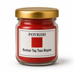 Kırmızı Taş Tozu ve Epoksi Boyası 25 Gr.
