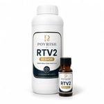 RTV2 10 Shor - 1 Kg. Profesyonel Silikon Kalıp Üretimi İçin