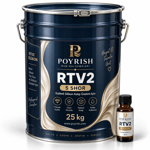 RTV2 5 Shor - 25 Kg. Profesyonel Silikon Kalıp Üretimi İçin