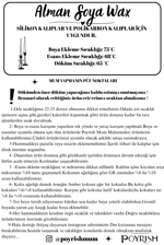 Soya Wax Alman Rendeli 1 Kg. (PY2095)