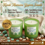 Soya Wax Muma Başlangıç Seti - ALOE VERA