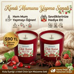Soya Wax Muma Başlangıç Seti - ÇİLEK