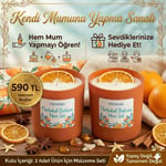 Soya Wax Muma Başlangıç Seti - PORTAKAL