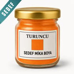 Turuncu Sedef Mika Boya 10 Gr.