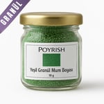 Yeşil Granül Mum Boyası 10 Gr