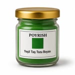 Yeşil Taş Tozu ve Epoksi Boyası 25 Gr.