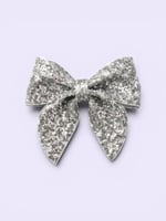 Soo Cutes Disco Bow- Silver
