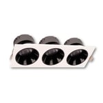 ACK AD10-01700 3X10W SIVA ALTI KARE DOWNLIGHT BEYAZ 3000K